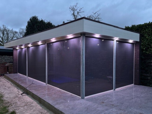 Bouw pool house